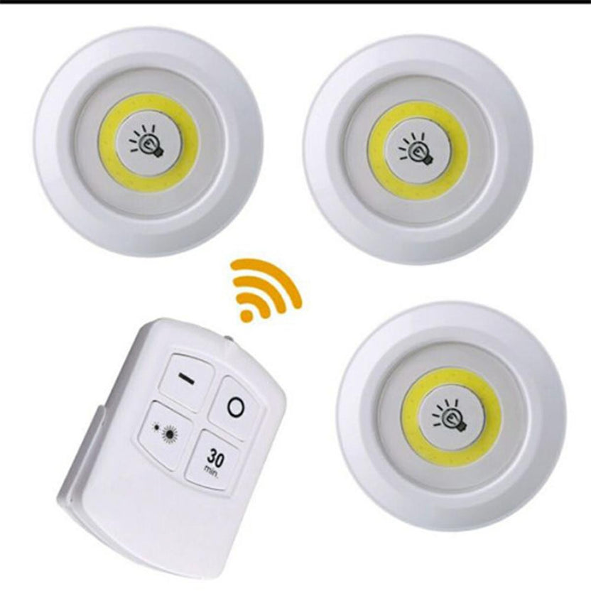 Pack of 3 LED Remote Control Lights