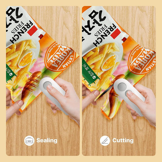 Mini Heat Sealing Machine 2-in-1 Cutter