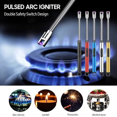 Rechargeable Arc Light Metal | Kitchen USB Arc Lighter