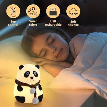 Mini Cute Panda Squishy Night Light