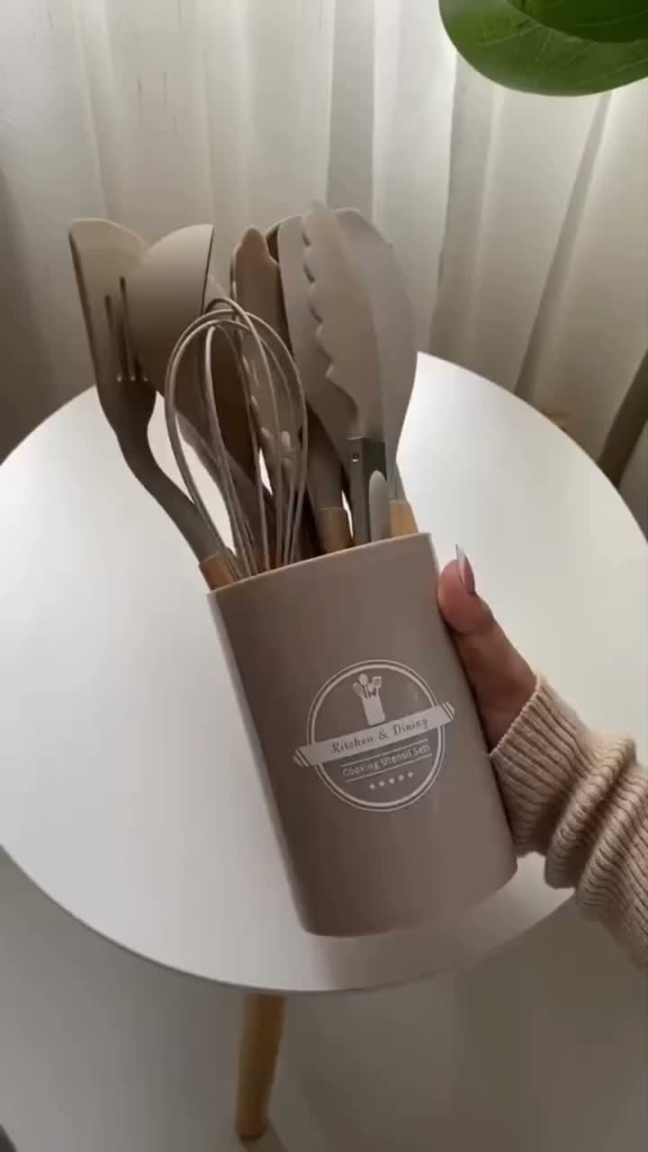 12-Piece Silicone Kitchen Utensils Set