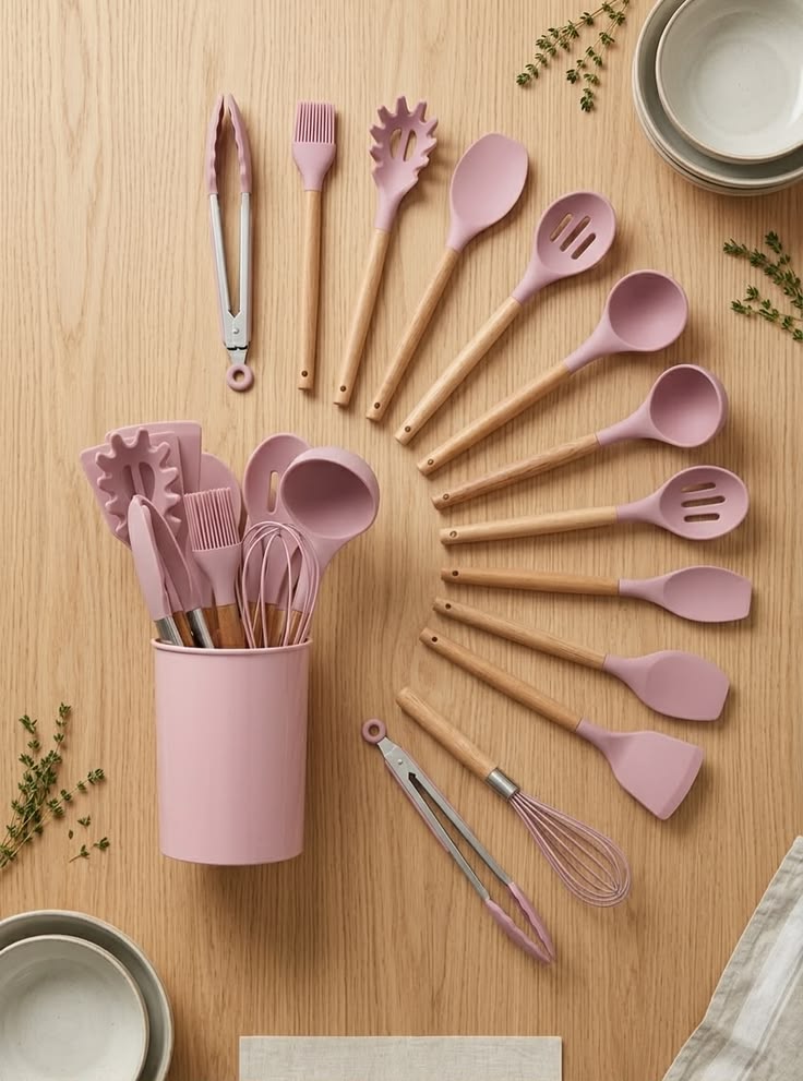 12-Piece Silicone Kitchen Utensils Set