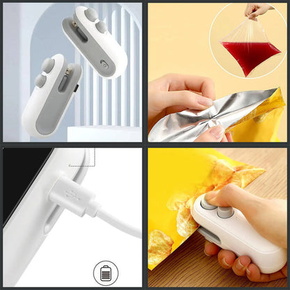 Mini Heat Sealing Machine 2-in-1 Cutter