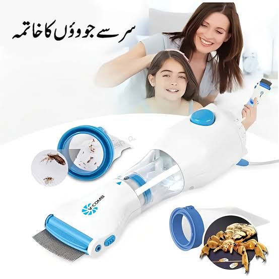 Anti Lice Metal Comb with 4 Filters